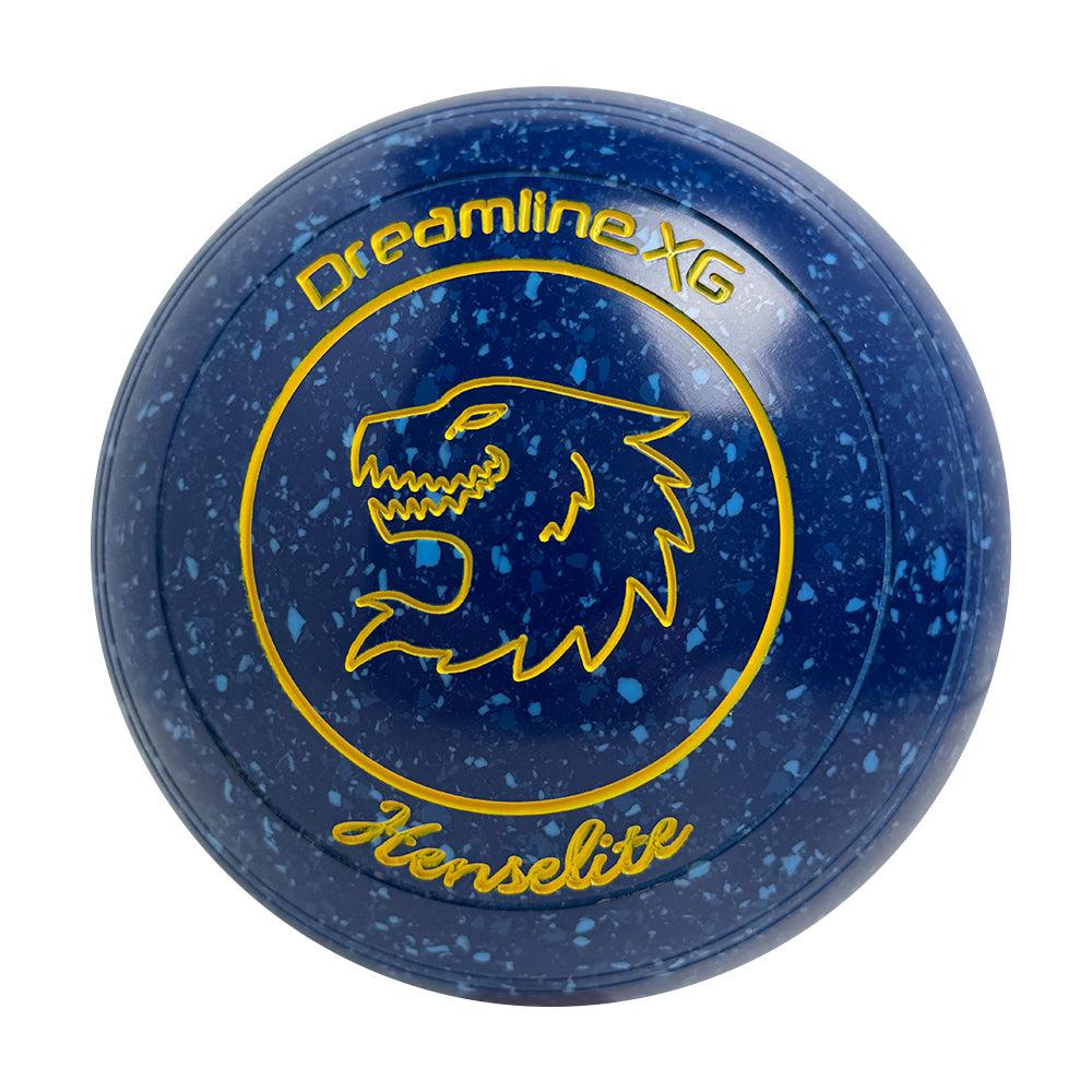 Henselite Dreamline XG Lawn Bowls Size 3 Heavy Non-Gripped - Denim AZ2-55