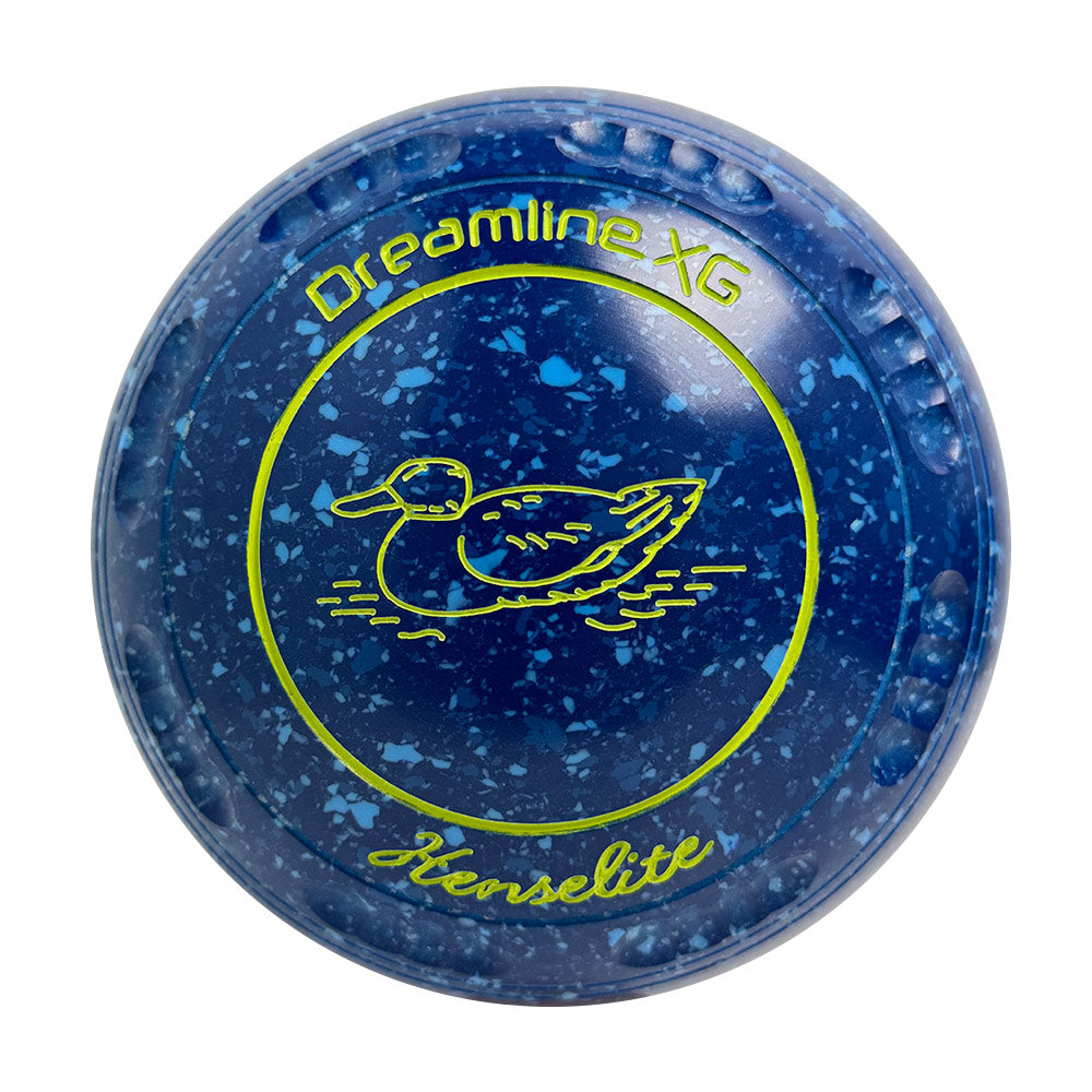 Henselite Dreamline XG Lawn Bowls Size 0 Heavy Gripped - Denim AZ2-66