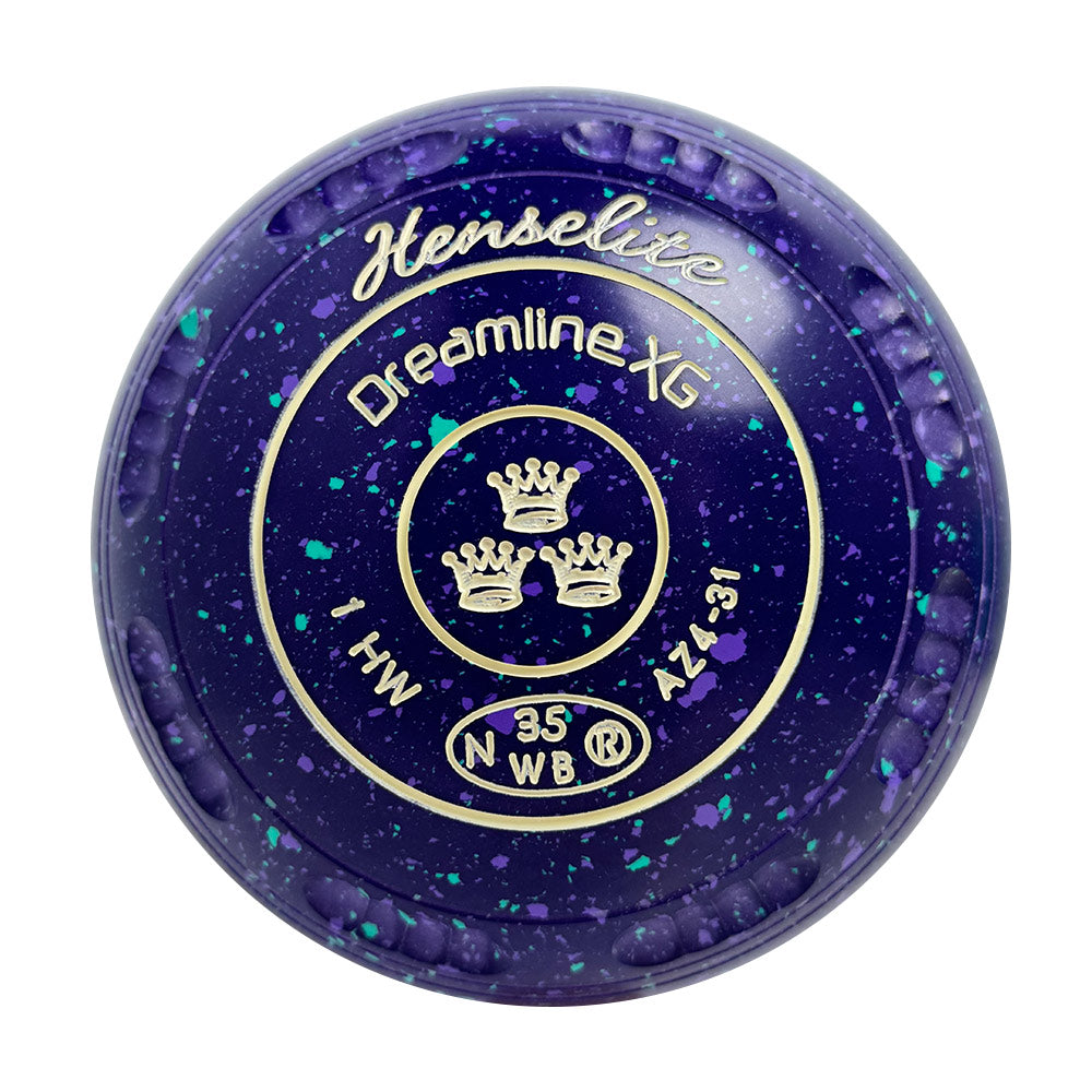 Henselite Dreamline XG Lawn Bowls Size 1 Heavy Gripped - Grapevine  AZ4-31