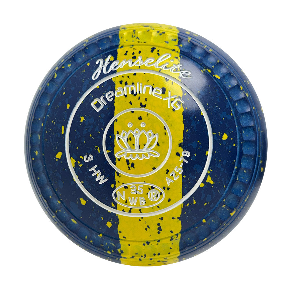 Henselite Dreamline XG Lawn Bowls Size 3 Heavy Gripped - Strike Trilogy - AZ5-79