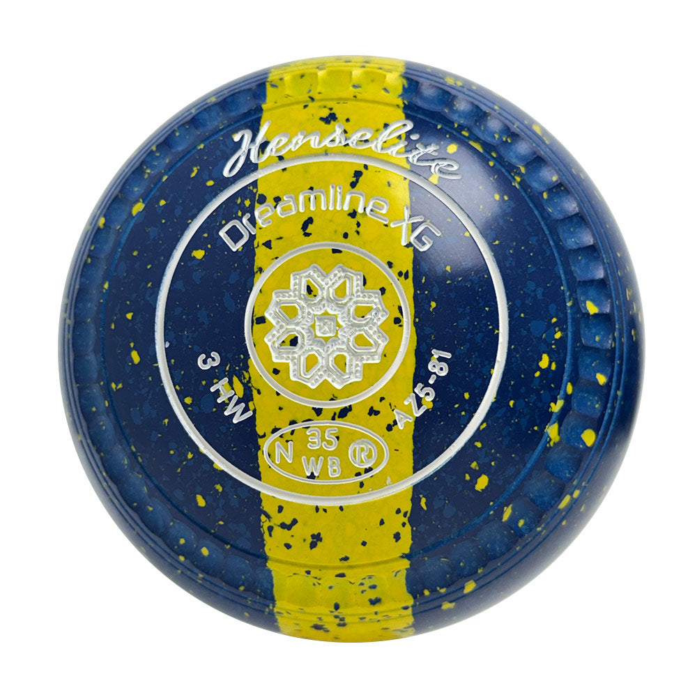 Henselite Dreamline XG Lawn Bowls Size 3 Heavy Gripped - Strike Trilogy - AZ5-81