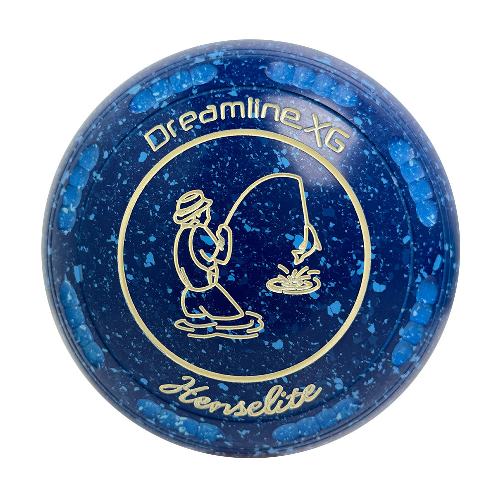 Henselite Dreamline XG Lawn Bowls Size 3 Heavy Gripped - Denim  AZ9-95