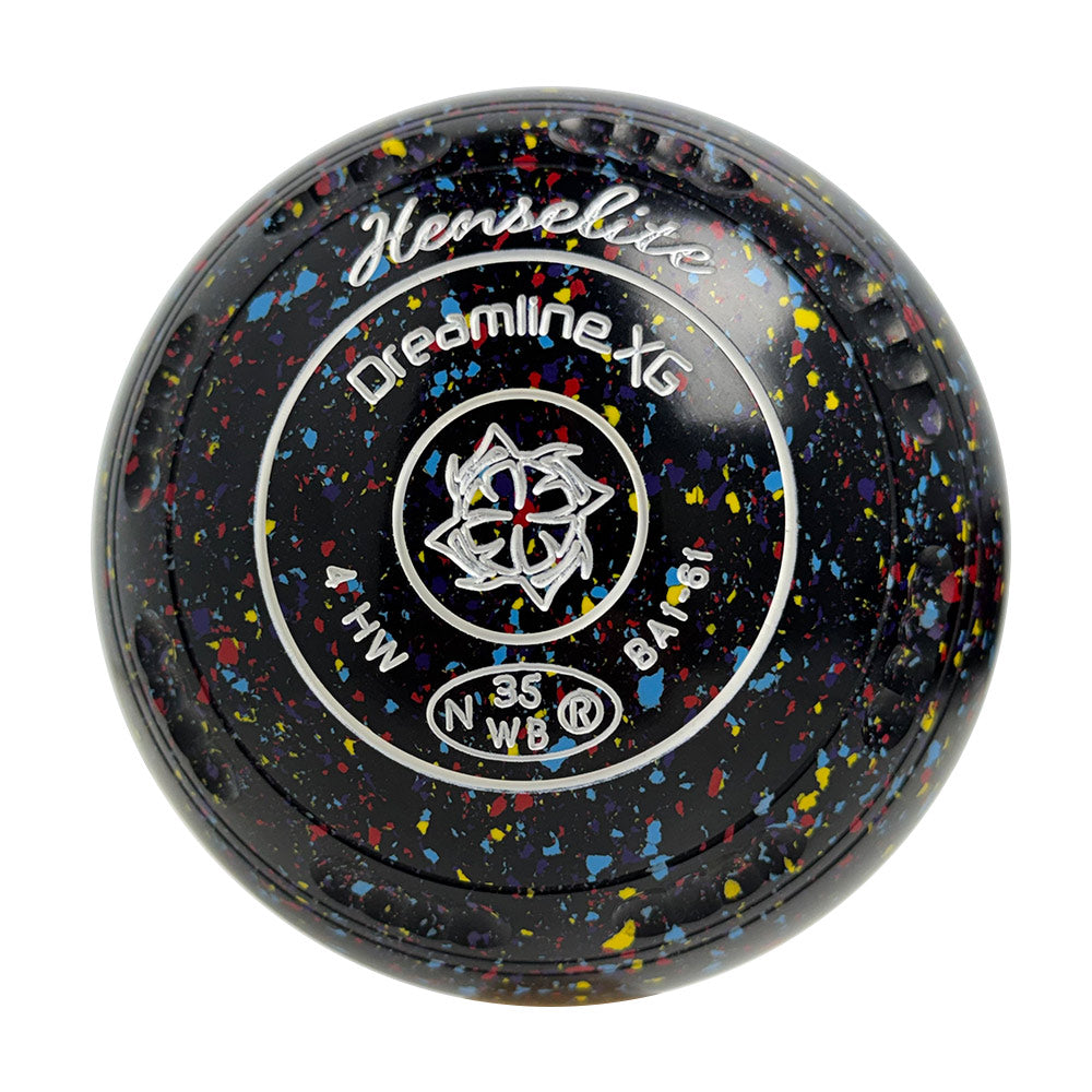 Henselite Dreamline XG Lawn Bowls Size 4 Heavy Gripped - Prism BA1-61