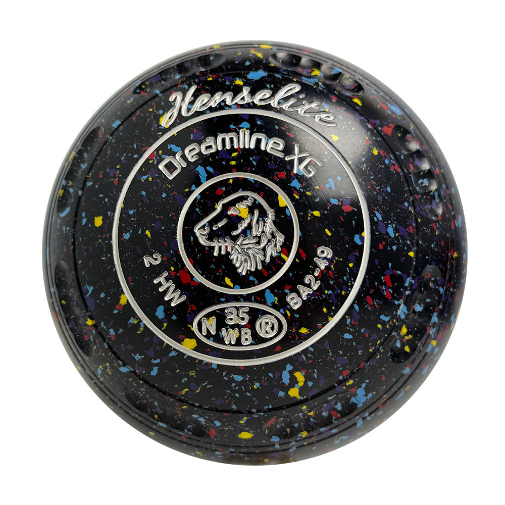 Henselite Dreamline XG Lawn Bowls Size 2 Heavy Gripped - Prism BA2-49