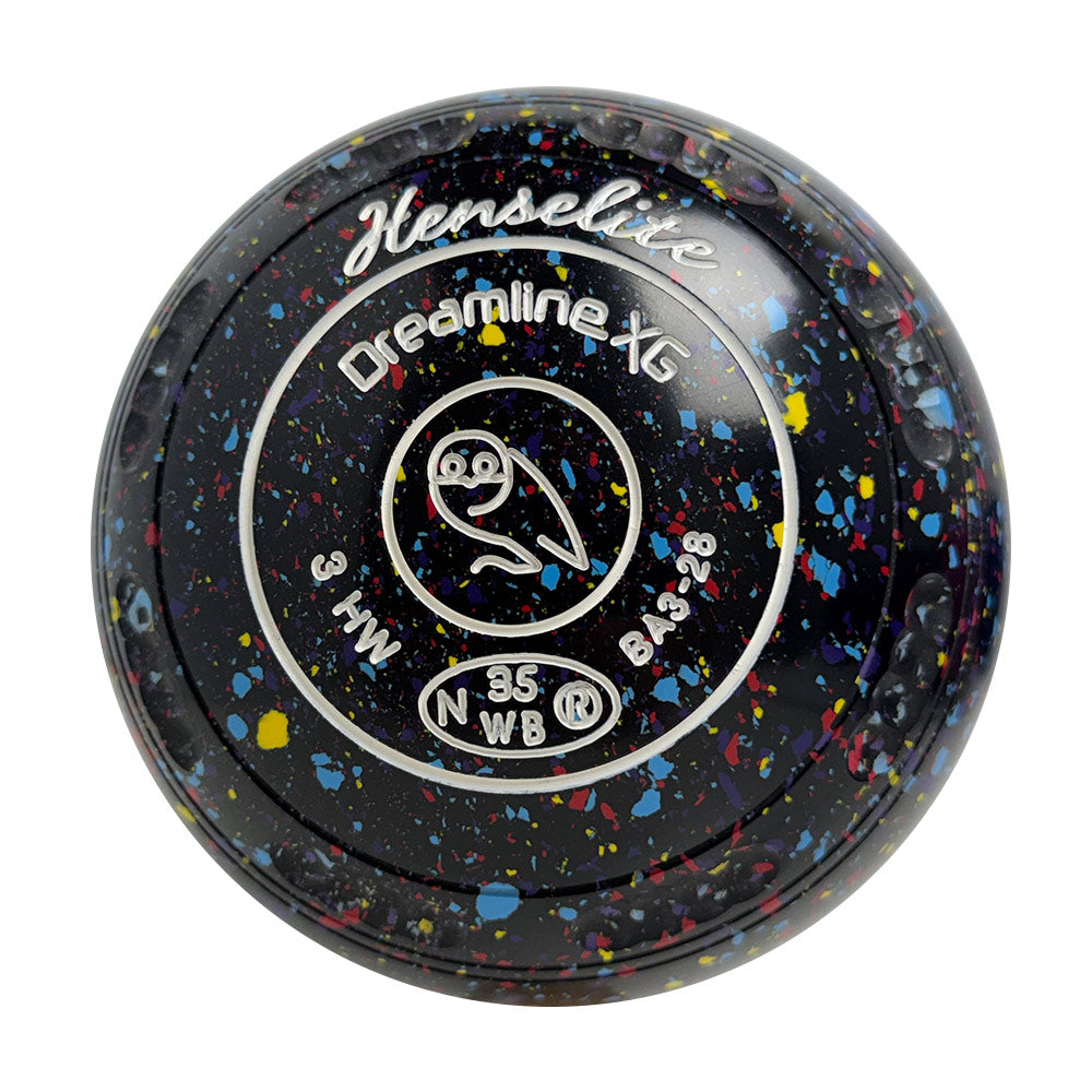 Henselite Dreamline XG Lawn Bowls Size 3 Heavy Gripped - Prism BA3-28