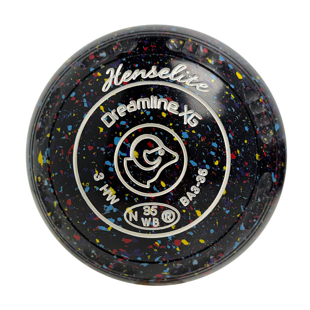 Henselite Dreamline XG Lawn Bowls Size 3 Heavy Gripped - Prism BA3-36