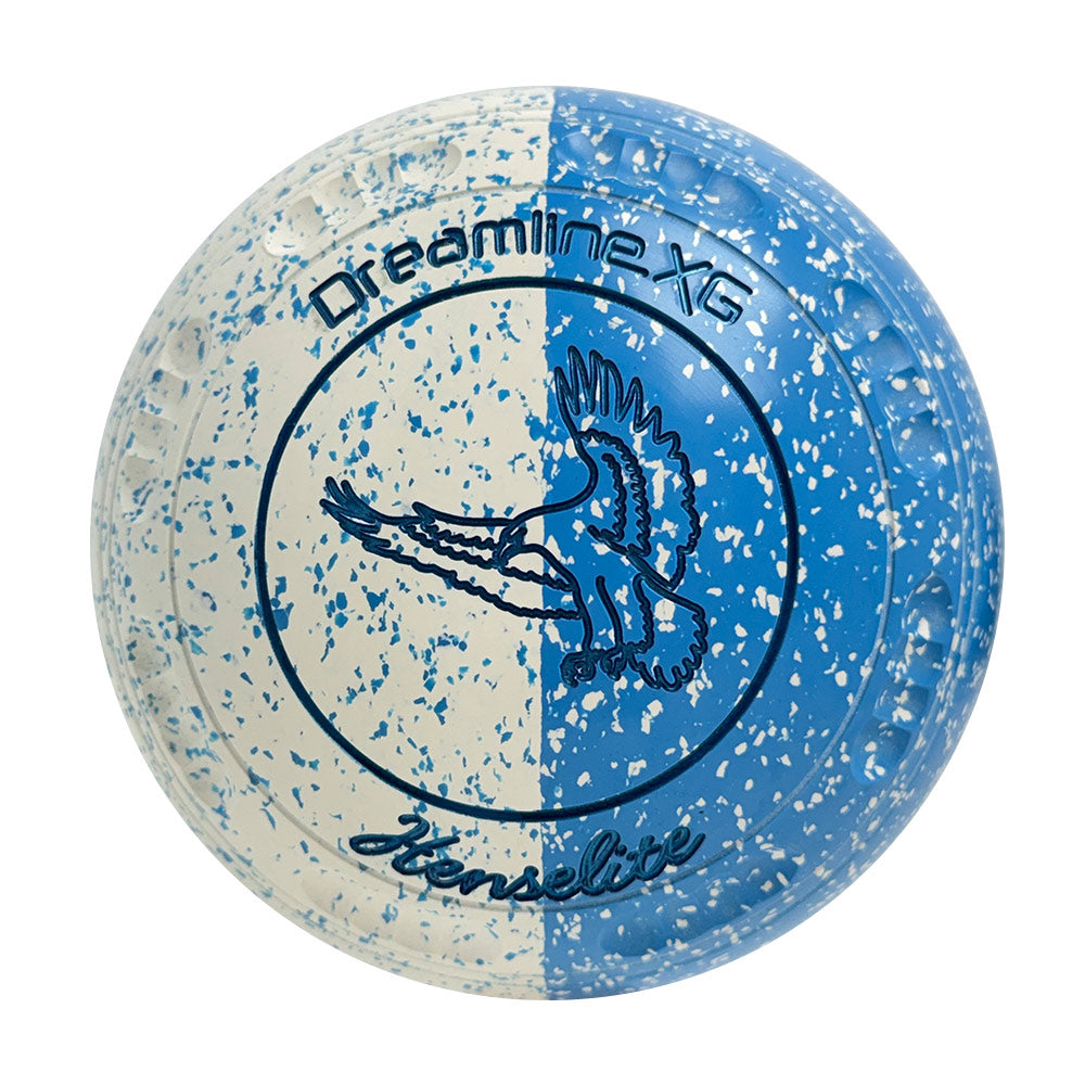 Henselite Dreamline XG Lawn Bowls Size 3 Heavy Gripped - Celeste Duo BA3-53