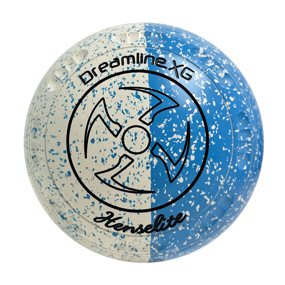 Henselite Dreamline XG Lawn Bowls Size 3 Heavy Gripped - Celeste Duo BA3-55
