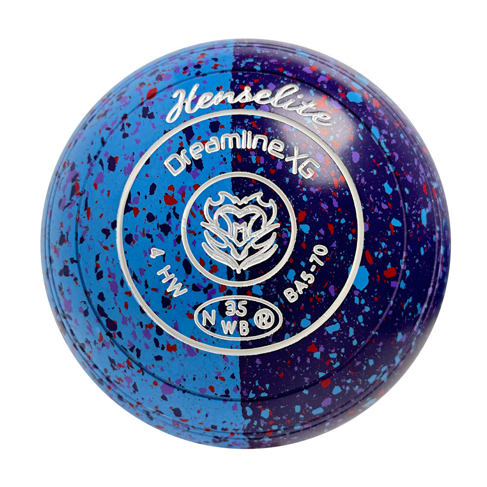 Henselite Dreamline XG Lawn Bowls Size 4 Non Gripped - Gravity Duo - BA5-70