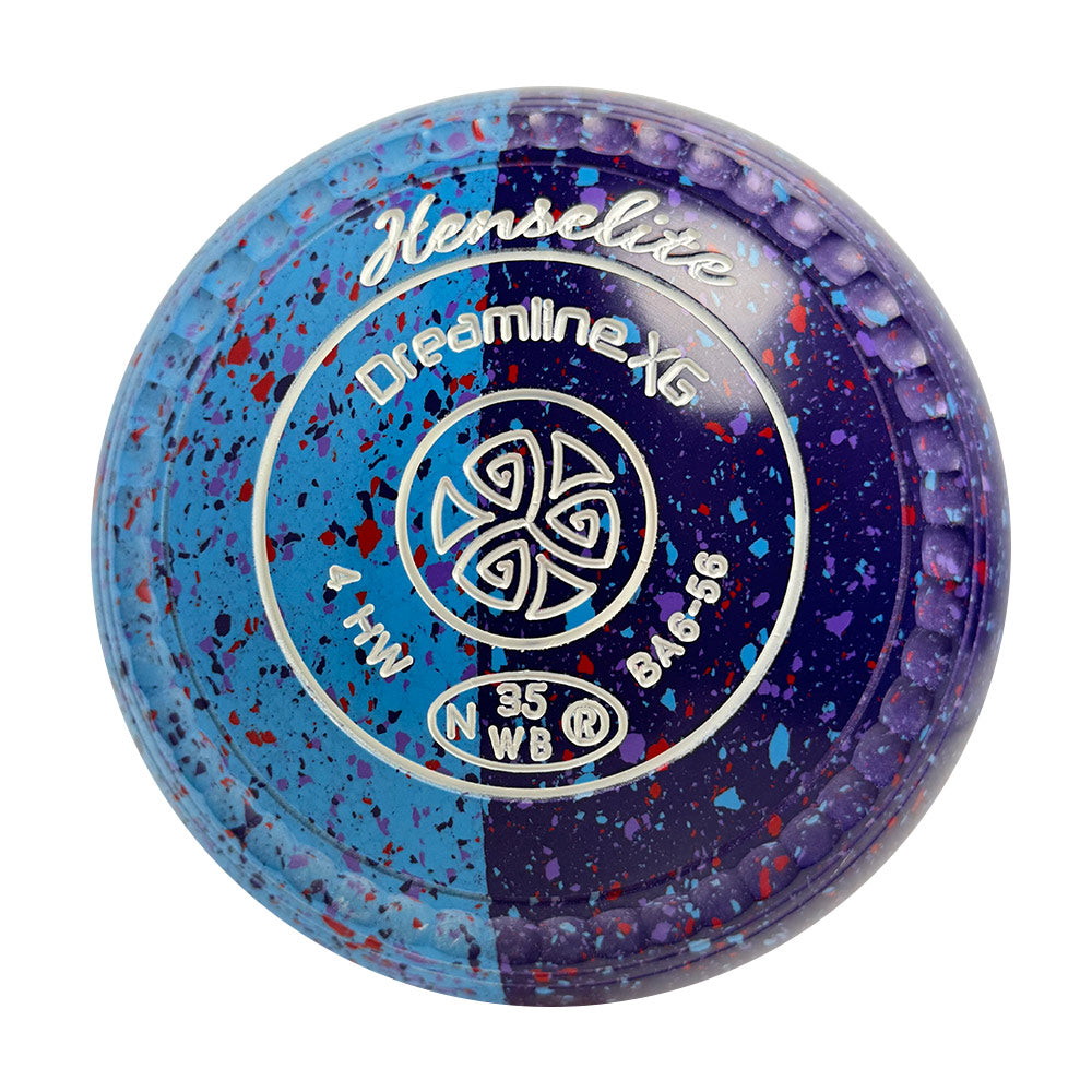 Henselite Dreamline XG Lawn Bowls Size 4 Heavy Gripped - Gravity Duo BA6-56