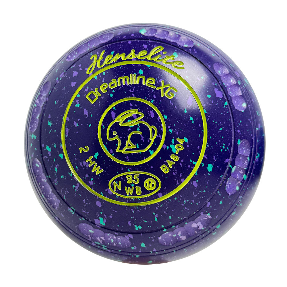 Henselite Dreamline XG Lawn Bowls Size 2 Heavy Gripped - Grapevine  BA8-04