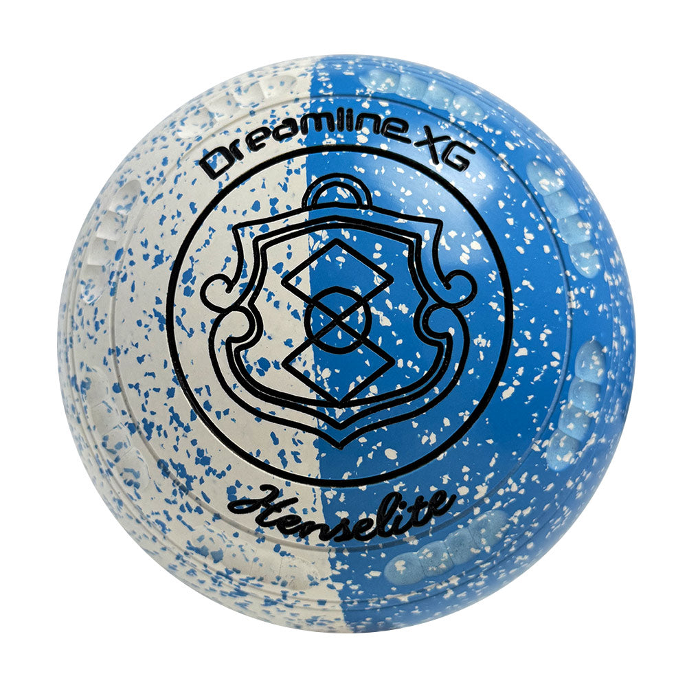 Henselite Dreamline XG Lawn Bowls Size 3 Heavy Gripped - Celeste Duo BC3-49