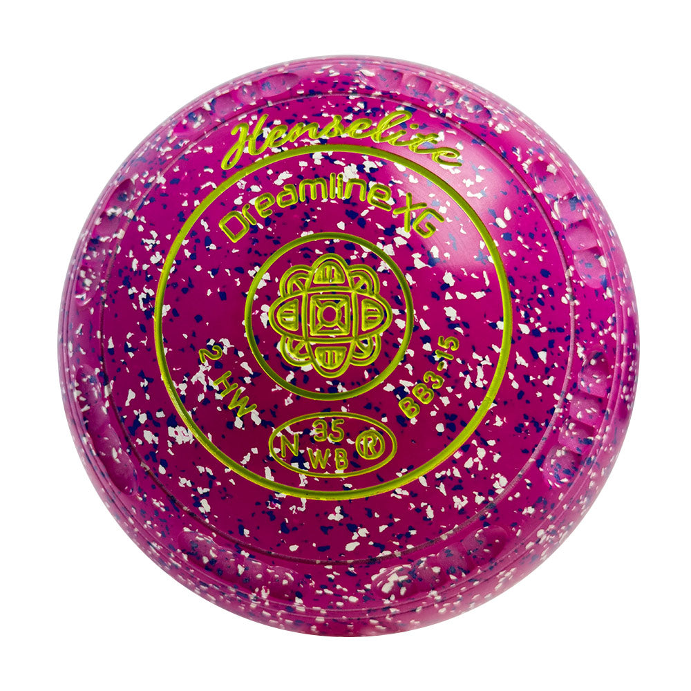 Henselite Dreamline XG Lawn Bowls Size 2 Heavy Gripped - Aster BB3-15