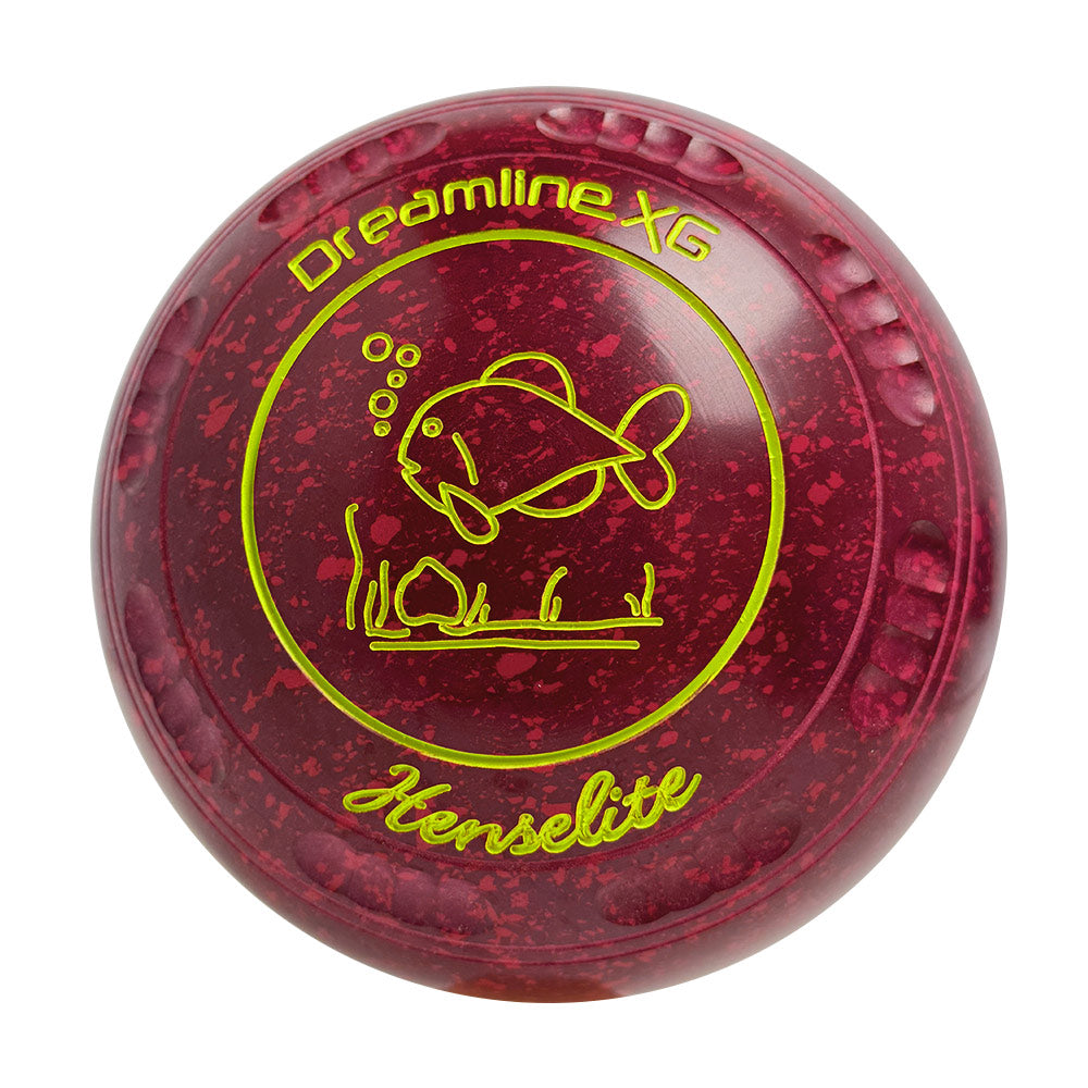 Henselite Dreamline XG Lawn Bowls Size 3 Heavy Gripped - Ruby Rich BB4-12 Henselite
