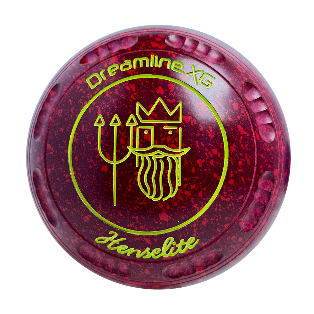 Henselite Dreamline XG Lawn Bowls Size 3 Heavy Gripped - Ruby Rich BB4-23 Henselite