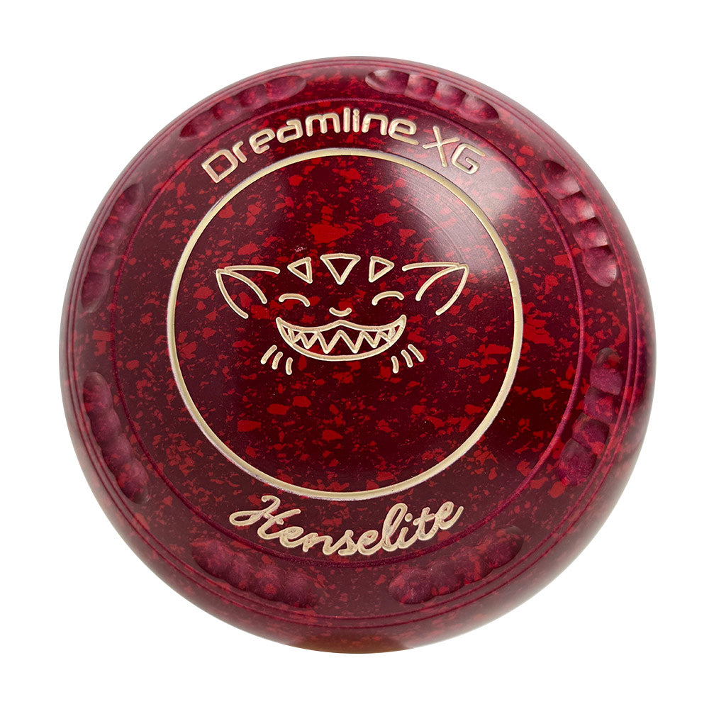 Henselite Dreamline XG Lawn Bowls Size 3 Heavy Gripped - Ruby Rich BB4-30 Henselite