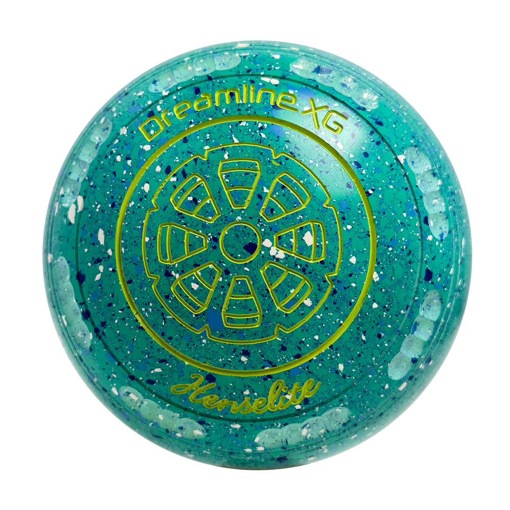 Henselite Dreamline XG Lawn Bowls Size 1 Heavy Gripped - Lagoon BB4-98