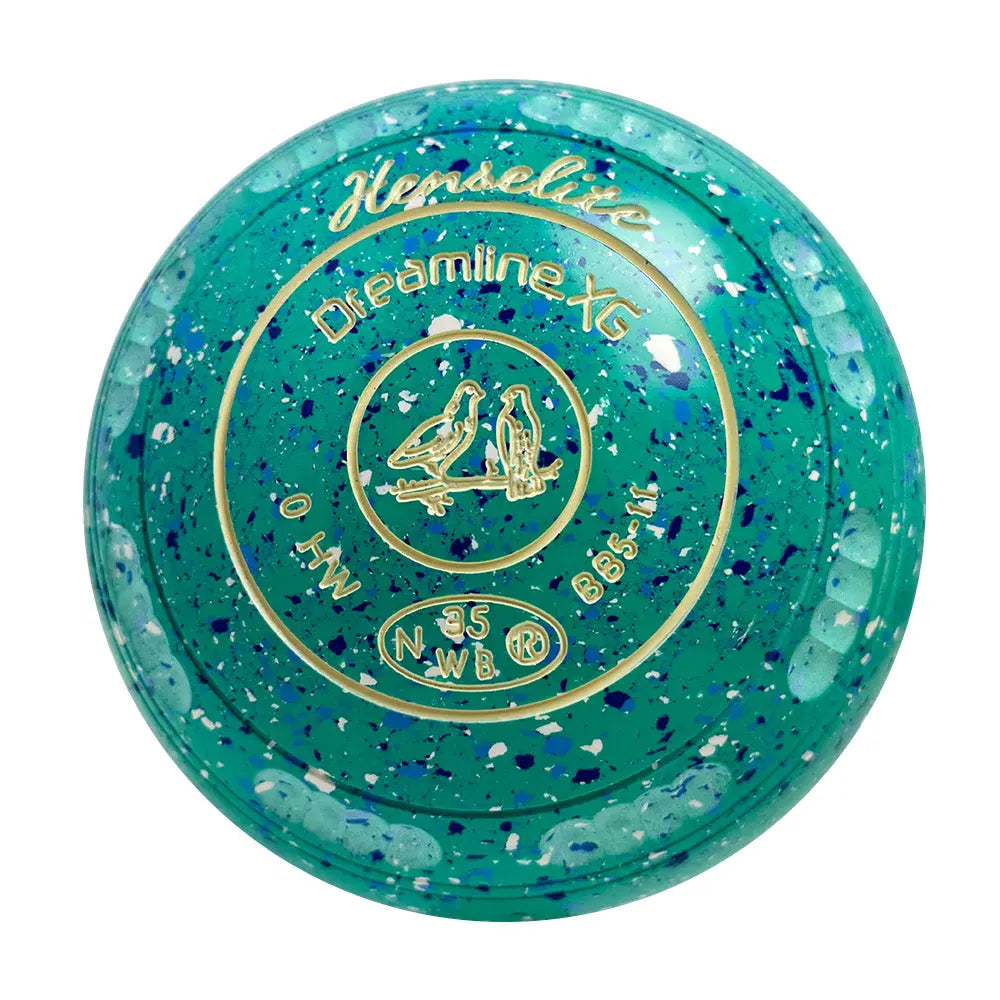 Henselite Dreamline XG Lawn Bowls Size 0 Heavy Gripped - Lagoon BB5-11 Henselite
