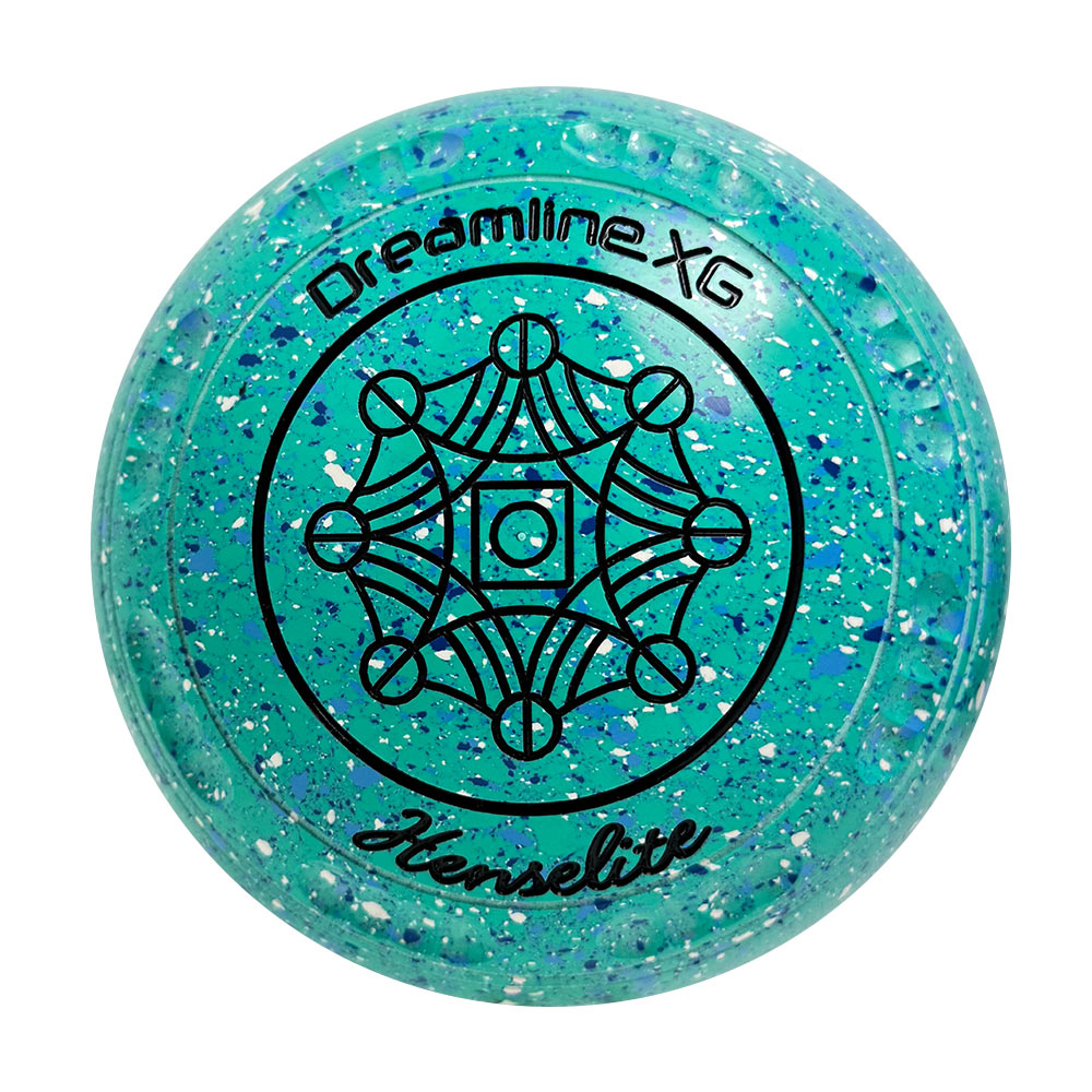 Henselite Dreamline XG Lawn Bowls Size 3 Heavy Gripped - Lagoon  BB5-51