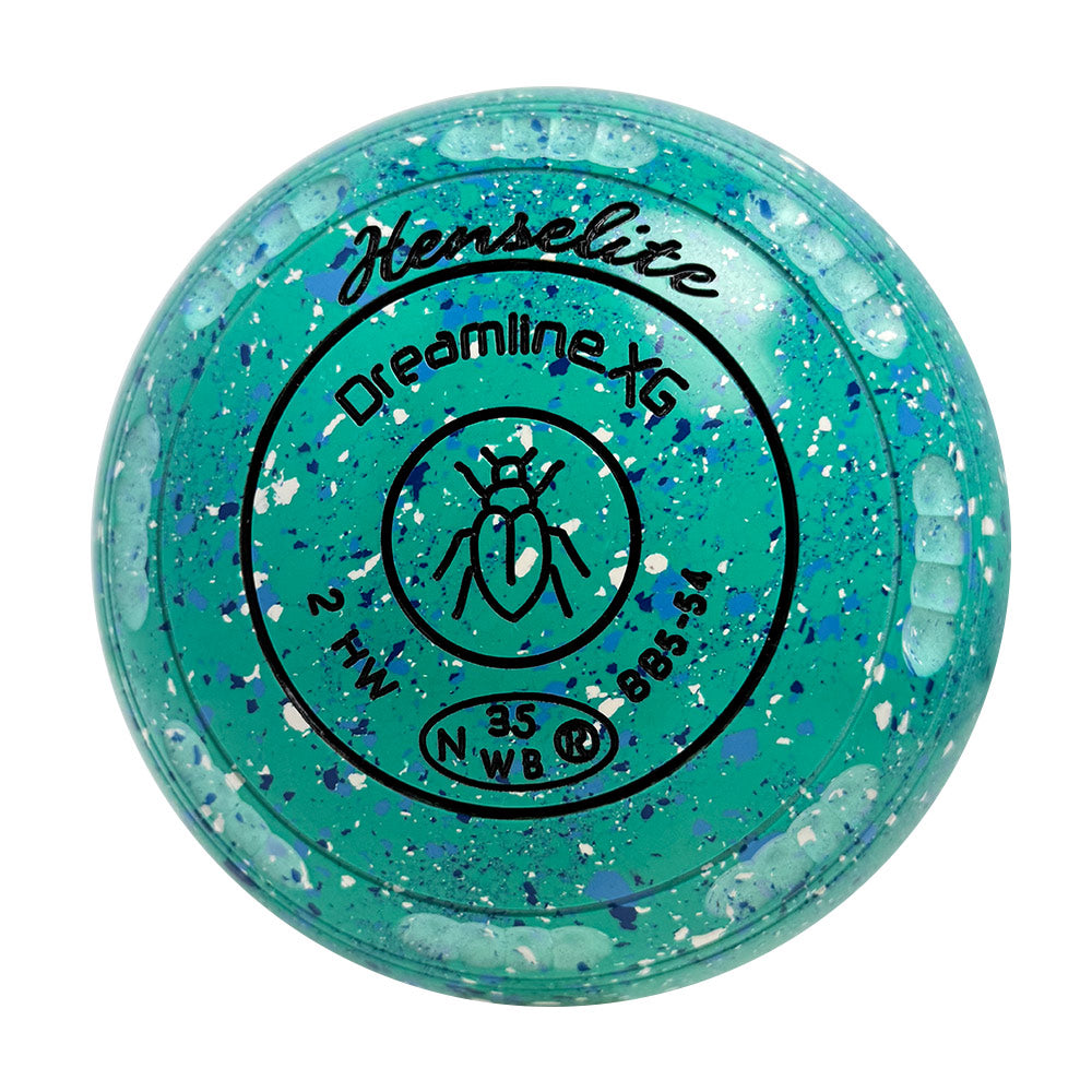 Henselite Dreamline XG Lawn Bowls Size 2 Heavy Gripped - Lagoon BB5-54