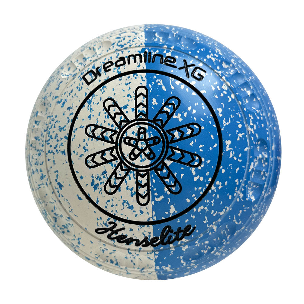 Henselite Dreamline XG Lawn Bowls Size 2 Heavy Gripped - Celeste Duo BA5-59