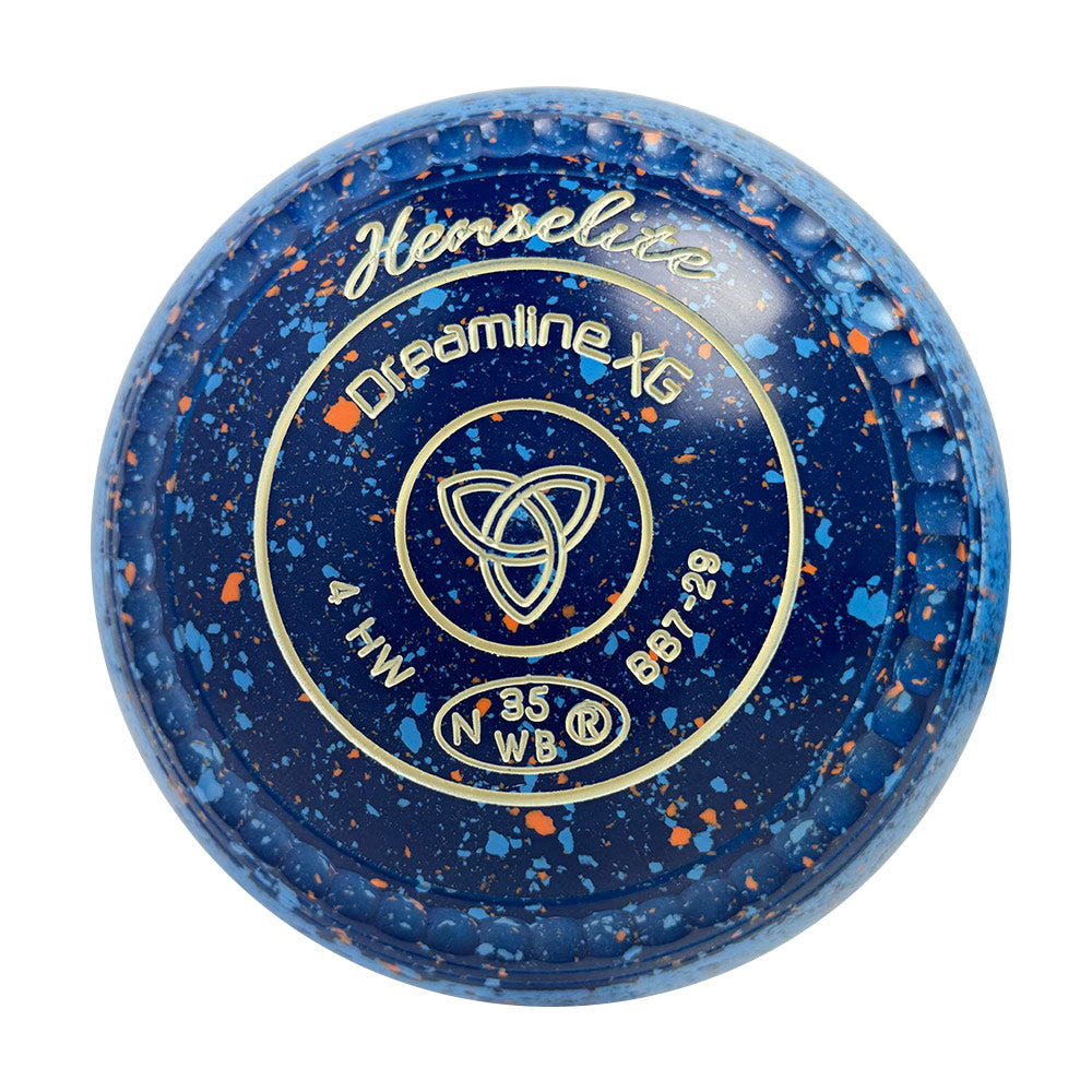 Henselite Dreamline XG Lawn Bowls Size 4 Heavy Gripped - Bermuda Slice BB7-29