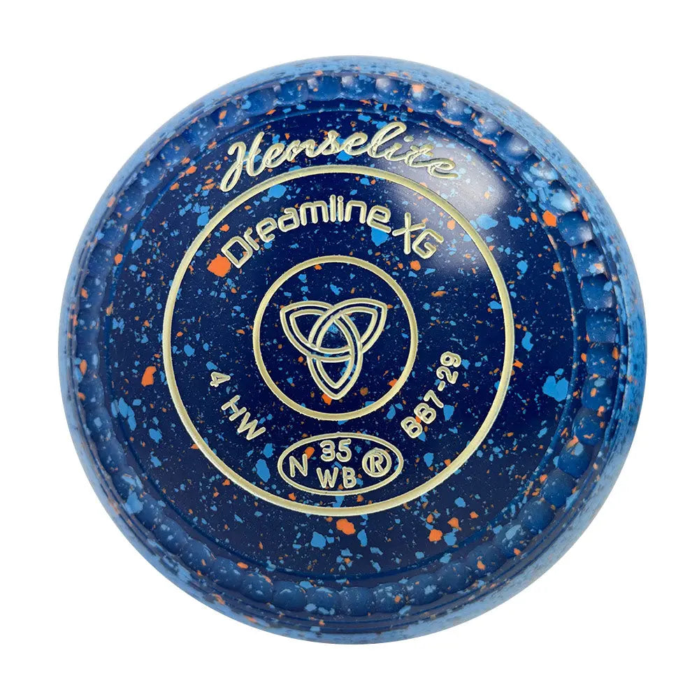 Henselite Dreamline XG Lawn Bowls Size 4 Heavy Gripped - Bermuda Slice BB7-29 Henselite