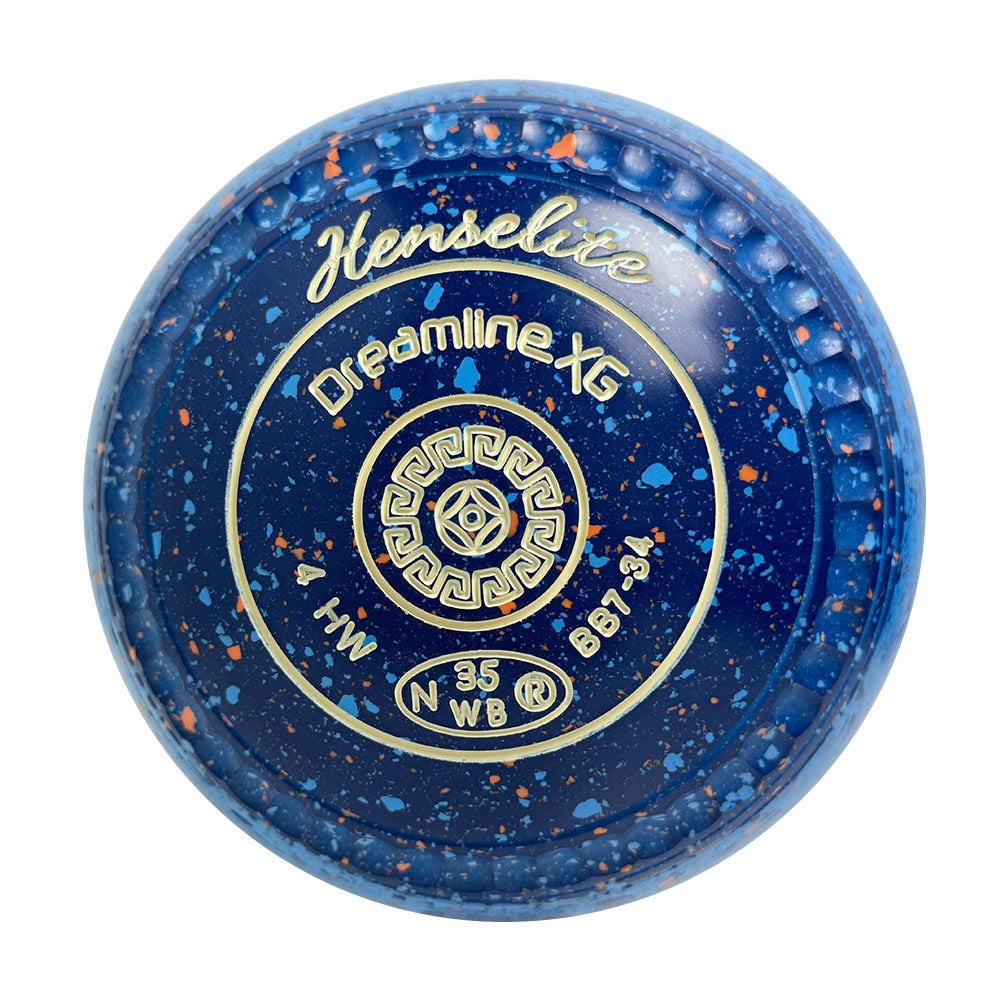 Henselite Dreamline XG Lawn Bowls Size 4 Heavy Gripped - Bermuda Slice BB7-34