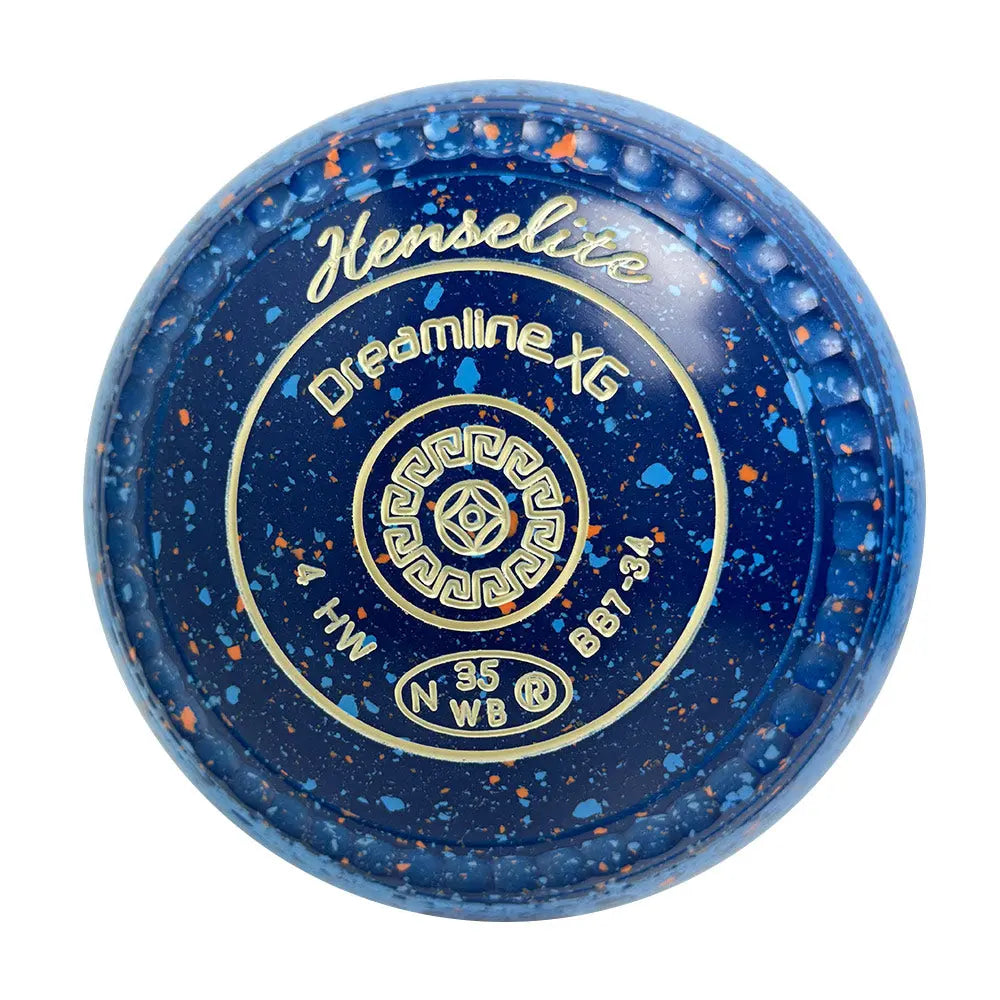 Henselite Dreamline XG Lawn Bowls Size 4 Heavy Gripped - Bermuda Slice BB7-34 Henselite