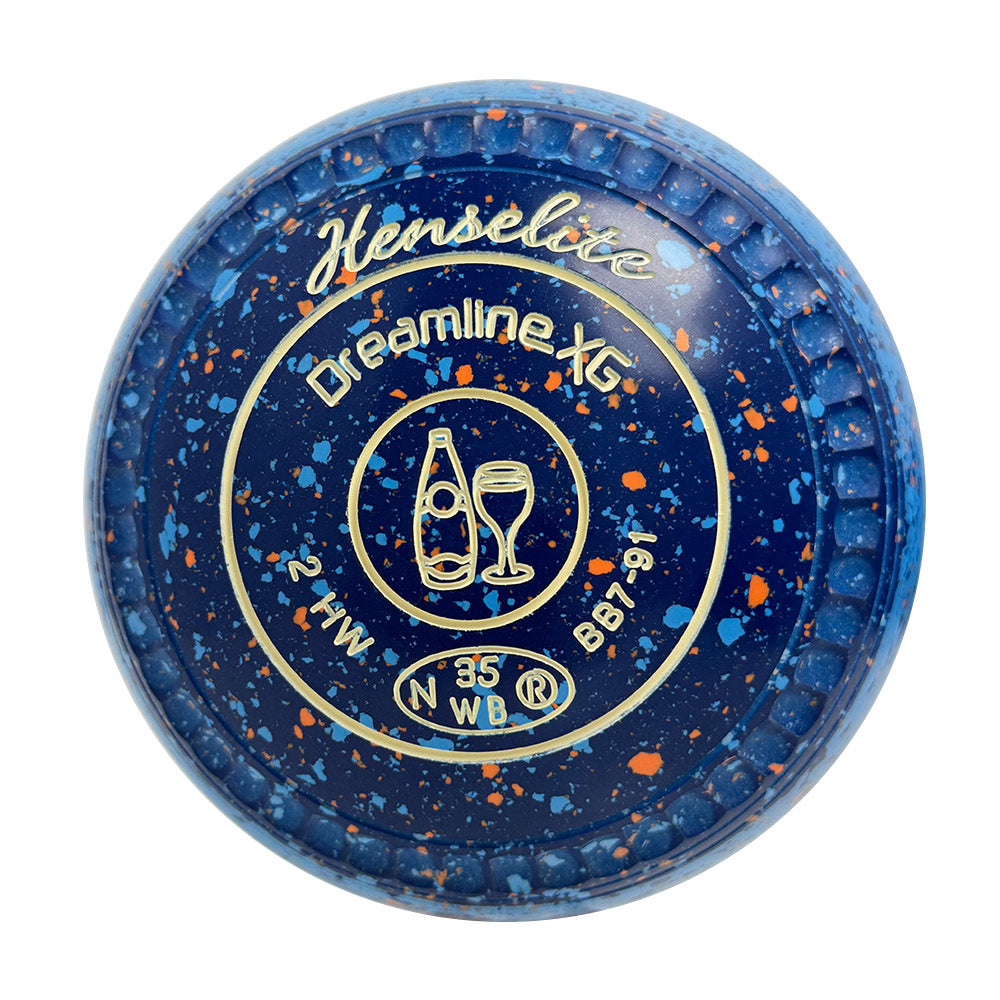 Henselite Dreamline XG Lawn Bowls Size 2 Heavy Gripped - Bermuda Slice  BB7-91