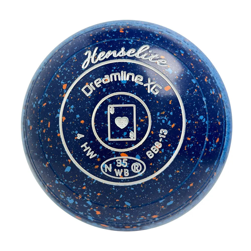 Henselite Dreamline XG Lawn Bowls Size 4 Heavy Non-Gripped - Bermuda Slice - BB8-13 Henselite