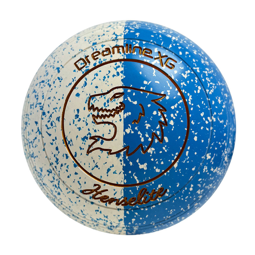 Henselite Dreamline XG Lawn Bowls Size 4 Heavy Non-Gripped - Celeste Duo  BC1-27