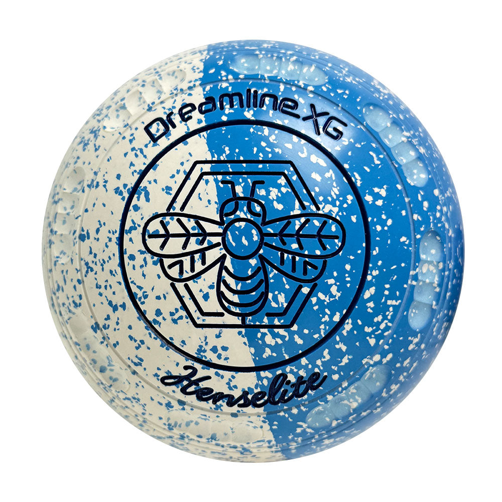 Henselite Dreamline XG Lawn Bowls Size 4 Heavy Gripped - Celeste Duo BC1-79