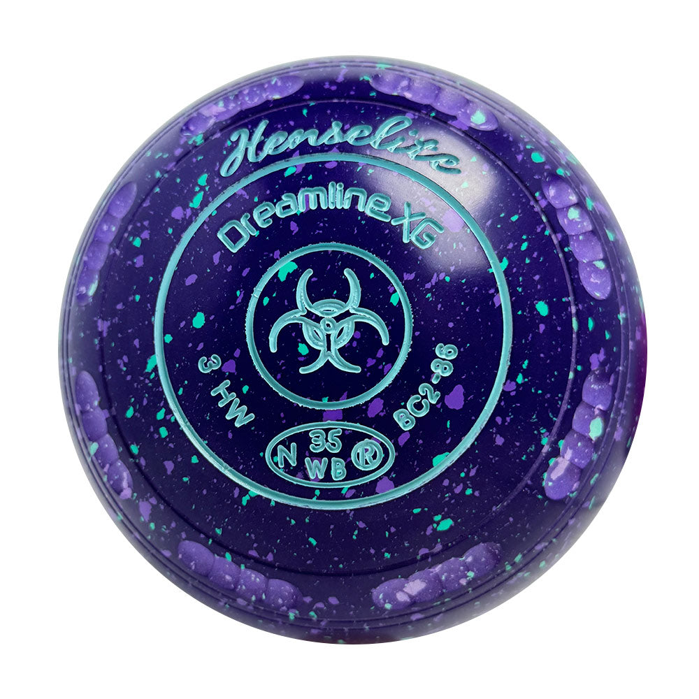 Henselite Dreamline XG Lawn Bowls Size 3 Heavy Gripped - Grapevine BC2-86