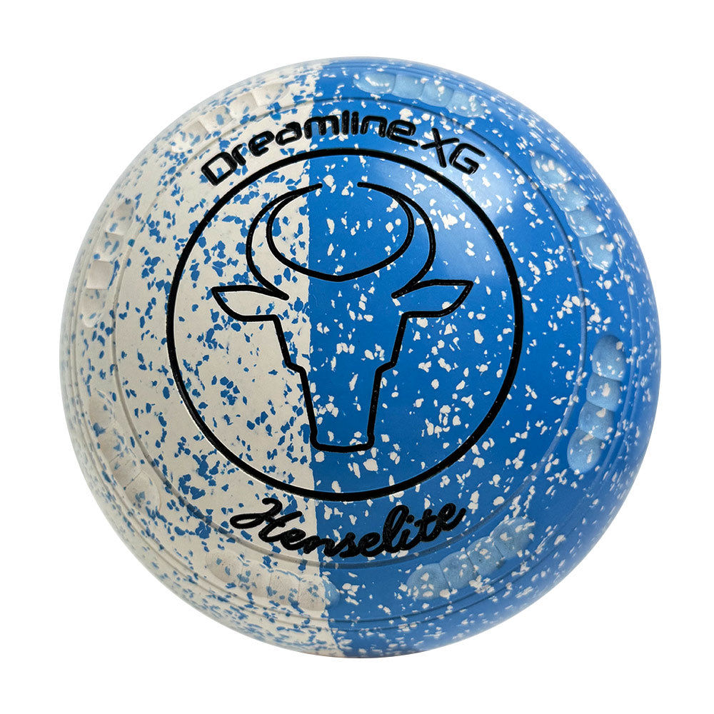 Henselite Dreamline XG Lawn Bowls Size 3 Heavy Gripped - Celeste Duo BC3-48