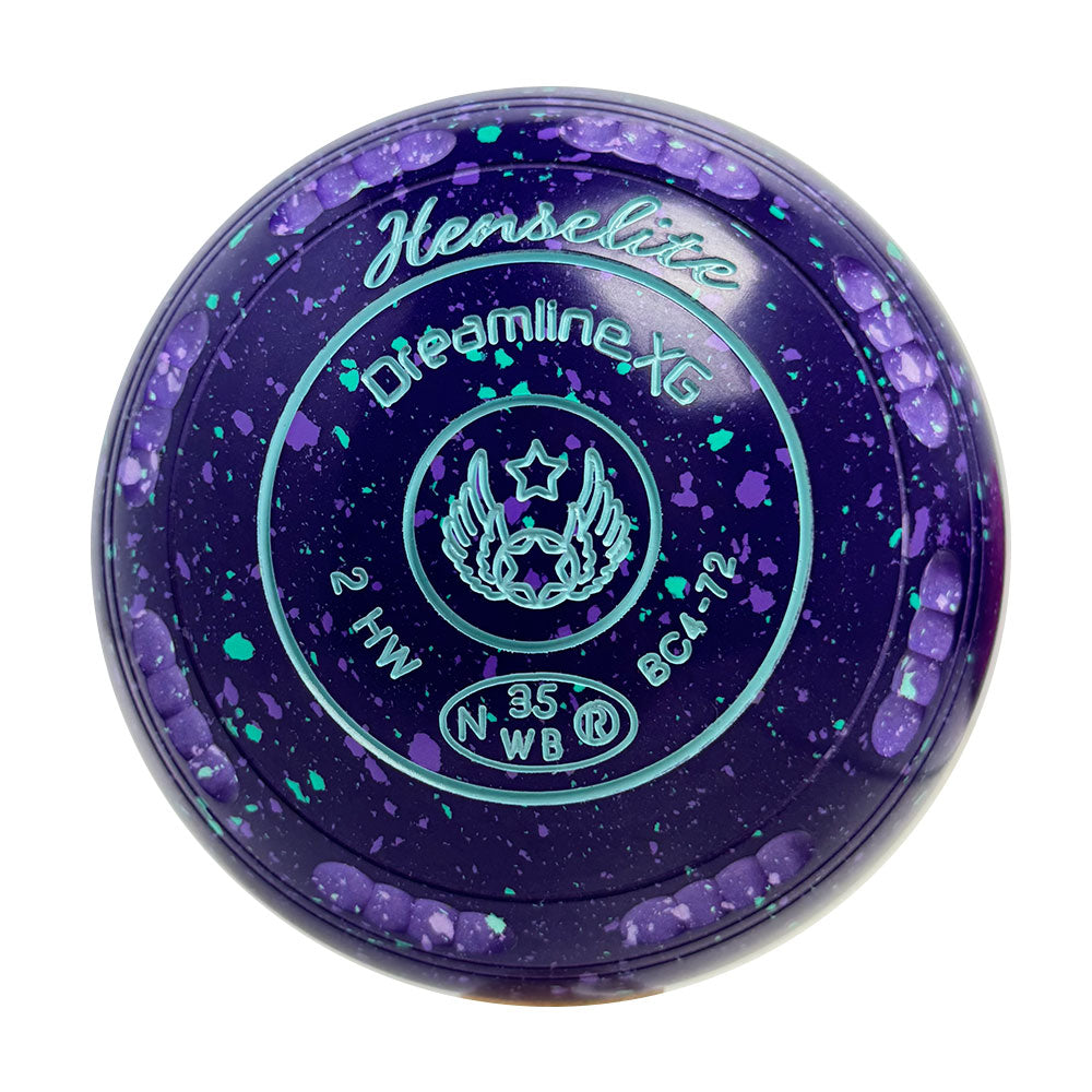 Henselite Dreamline XG Lawn Bowls Size 2 Heavy Gripped - Grapevine BC4-72