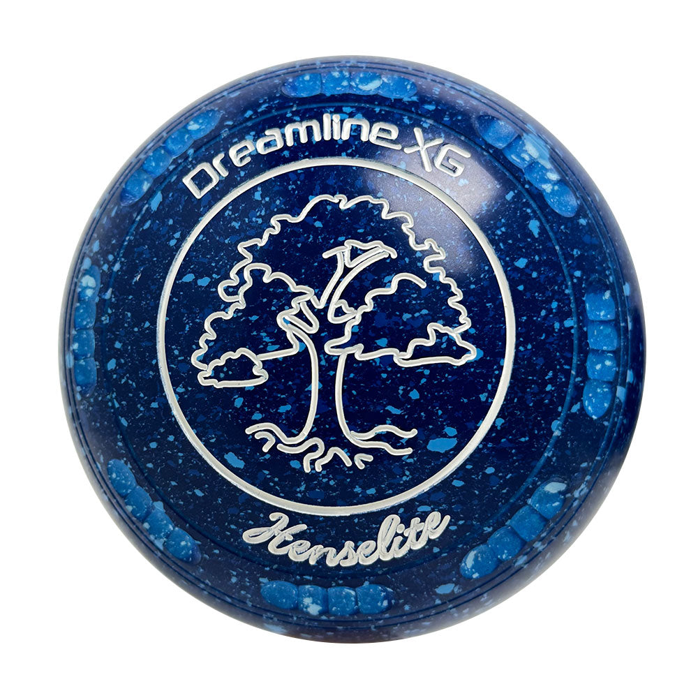 Henselite Dreamline XG Lawn Bowls Size 1 Heavy Gripped - Denim  BC5-02