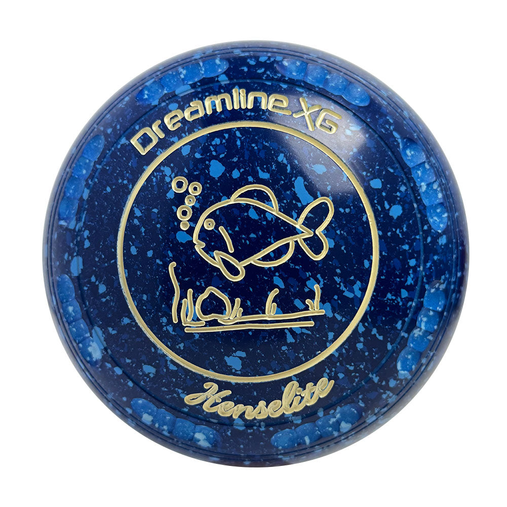 Henselite Dreamline XG Lawn Bowls Size 1 Heavy Gripped - Denim BC5-05
