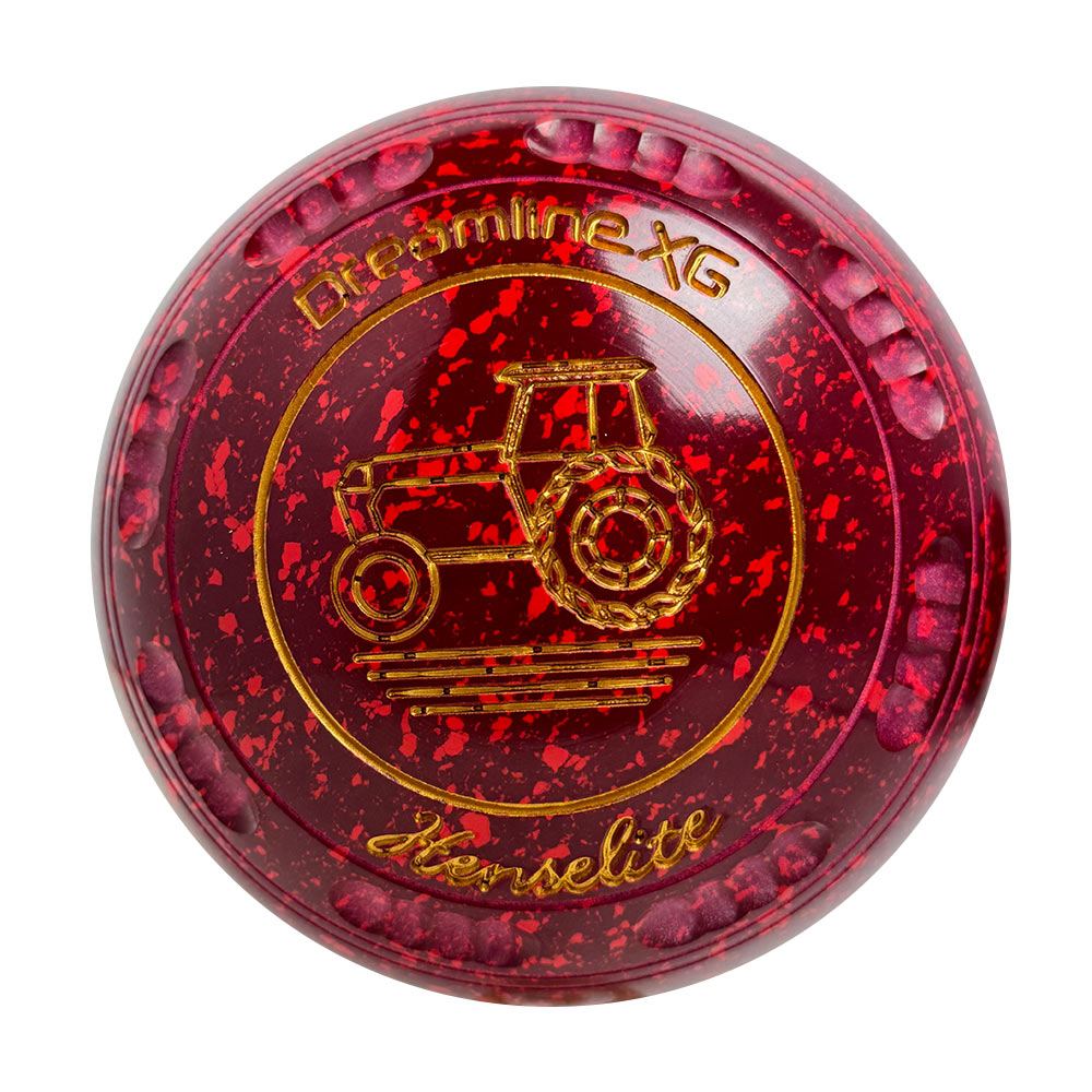 Henselite Dreamline XG Lawn Bowls Size 3 Heavy Gripped - Ruby Rich  BD2-71