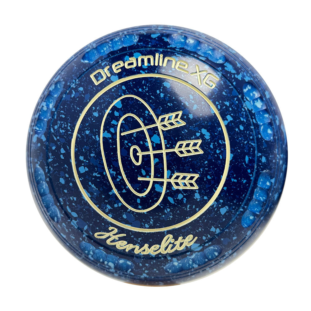 Henselite Dreamline XG Lawn Bowls Size 3 Heavy Gripped - Denim BE3-21