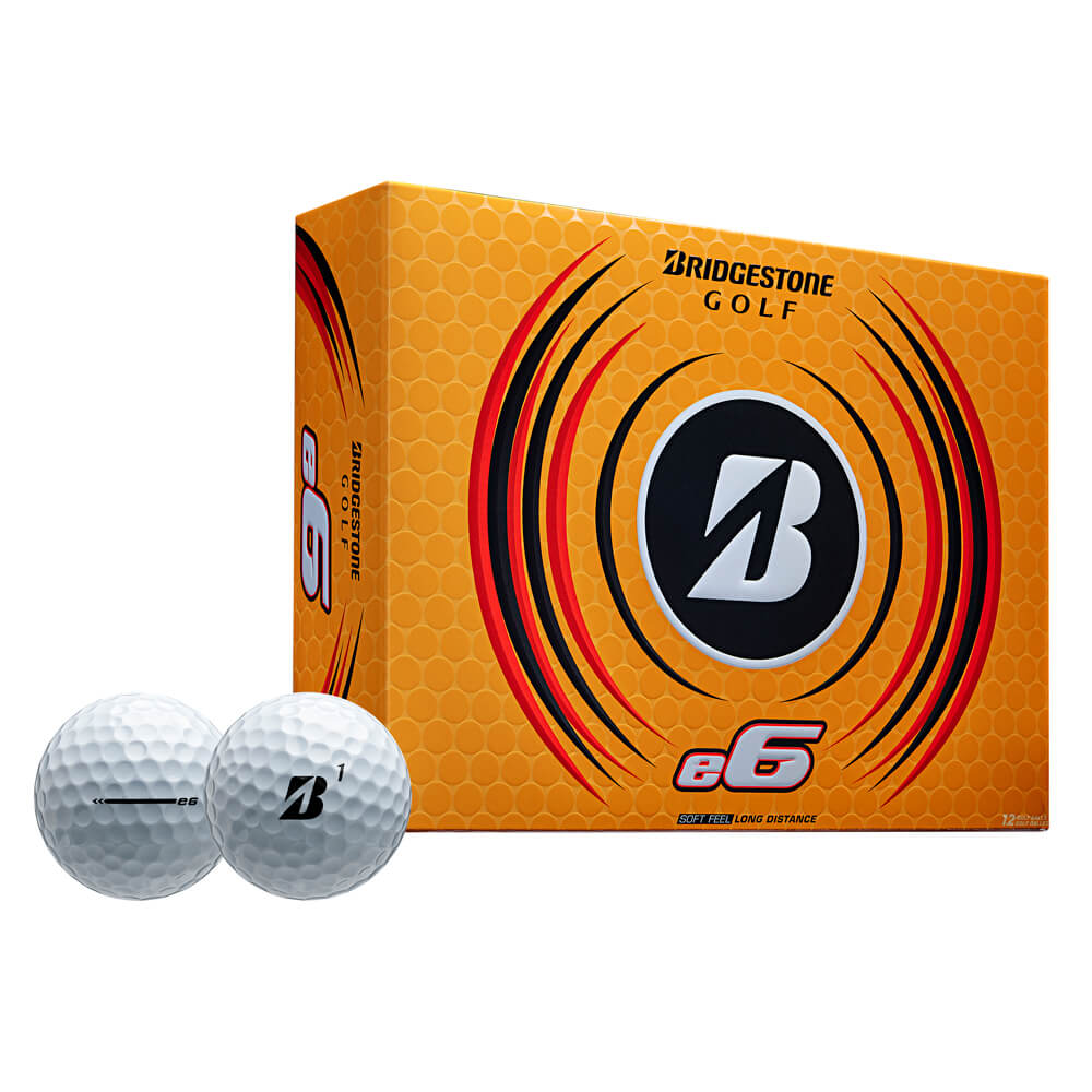 Bridgestone E6 '25 Soft White Golf Balls DZ