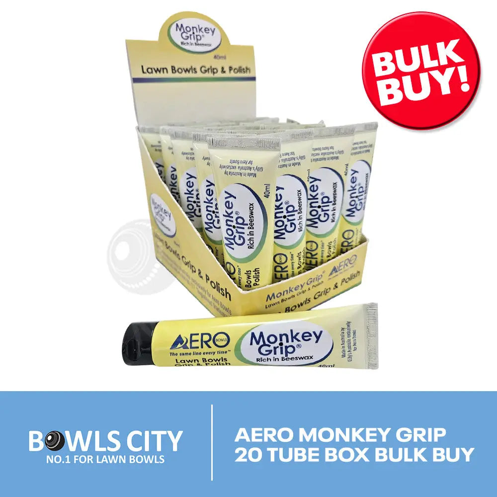 Aero Monkey Grip 20 Tube Box Bulk Buy - Bowls City