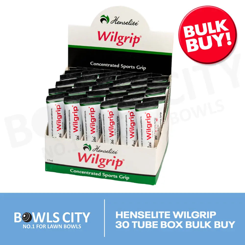 Henselite Wilgrip 30 Tube Box Bulk Buy - Bowls City