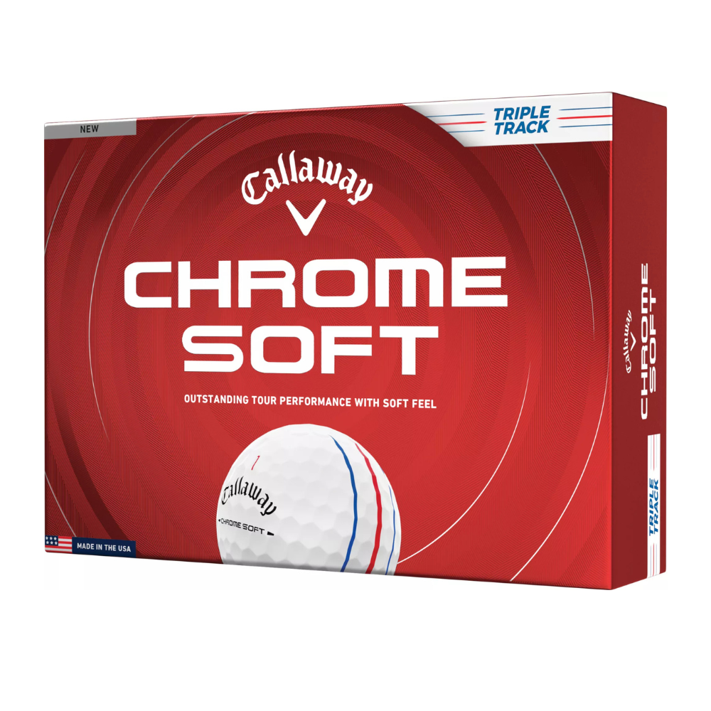 Callaway Chrome Soft 360 2026 Triple Track Golf Balls DZ