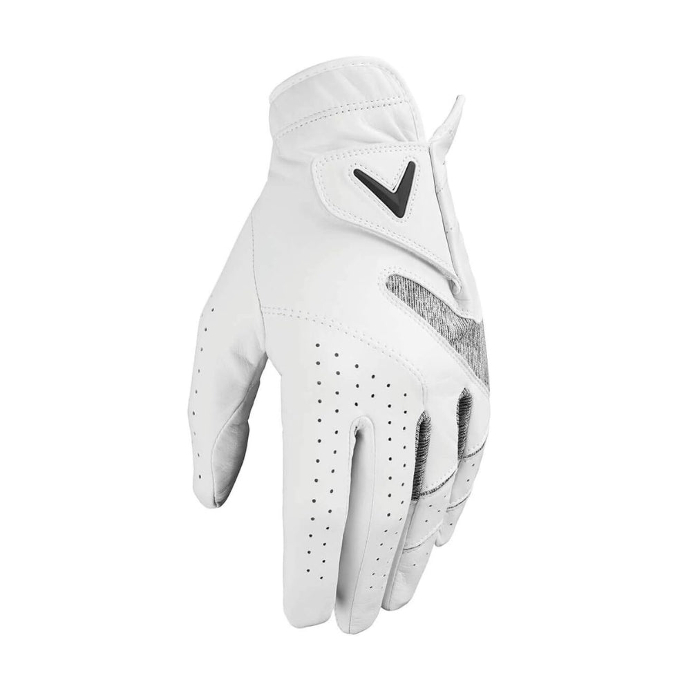 Callaway Apex Tour Leather Golf Glove Left Hand - White