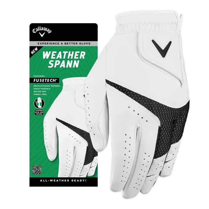 Callaway Ladies Weather Spann Golf Glove '23 White