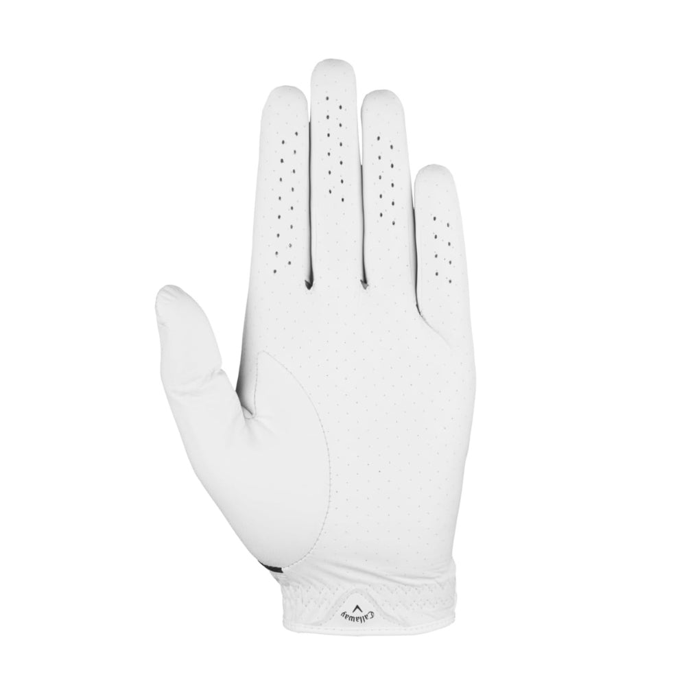 Callaway Mens Fusion Golf Glove '24 - White/Charcoal