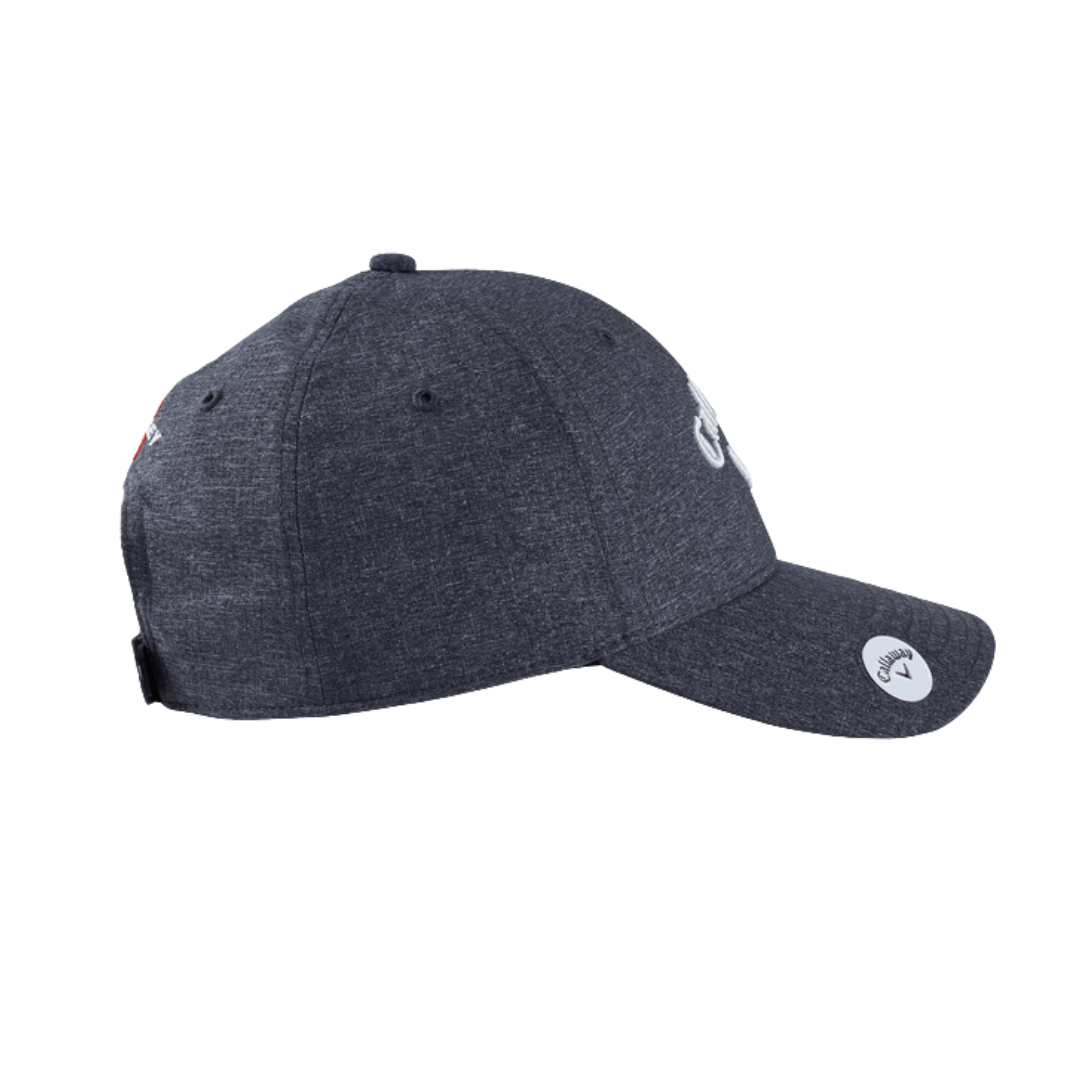 Callaway Stitch Magnet Cap Plus Ball Marker 22 - Charcoal
