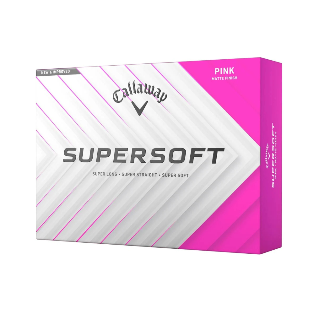 Callaway Supersoft Golf Balls '25 Pink Dozen
