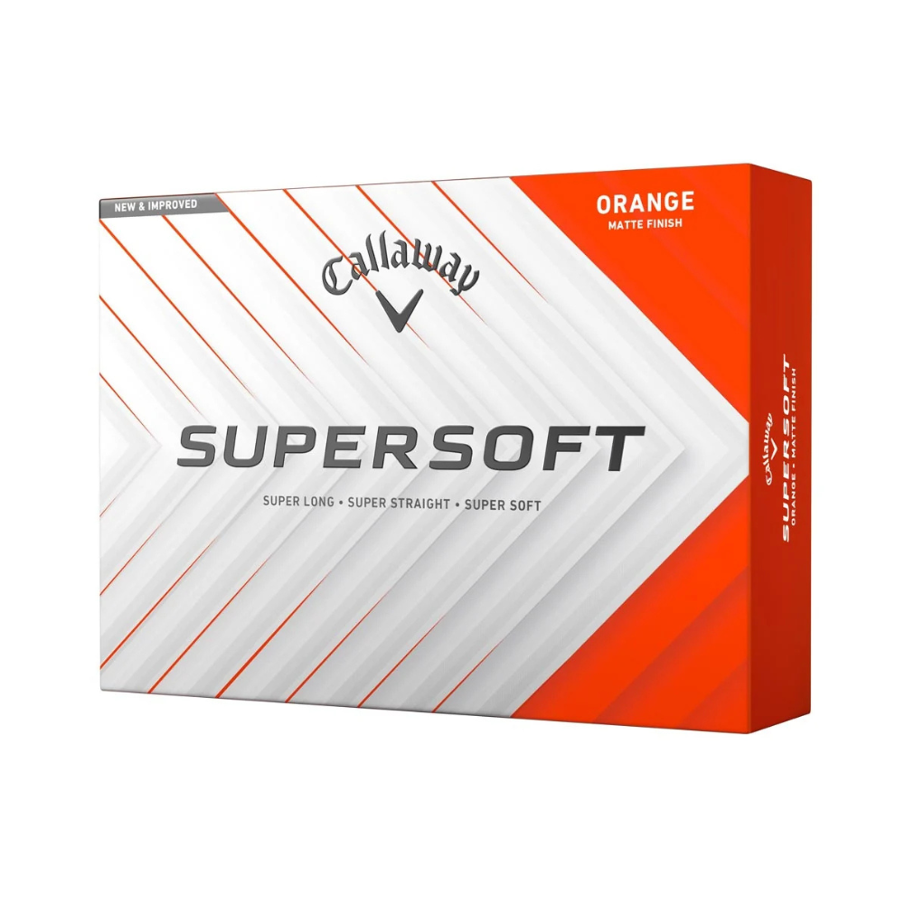 Callaway Supersoft Golf Balls Orange '25 Dozen
